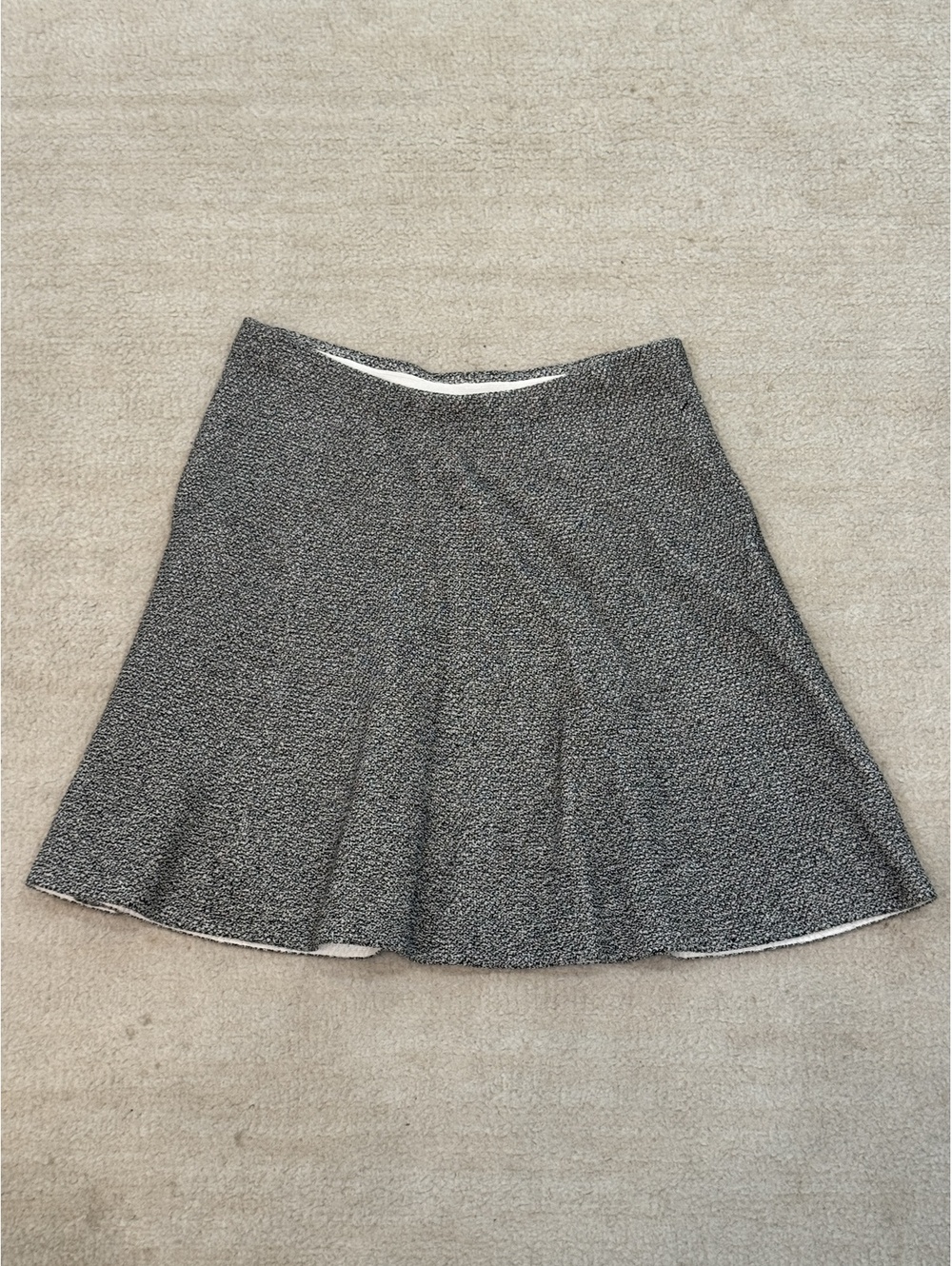 Theory Gray Skater Skirt